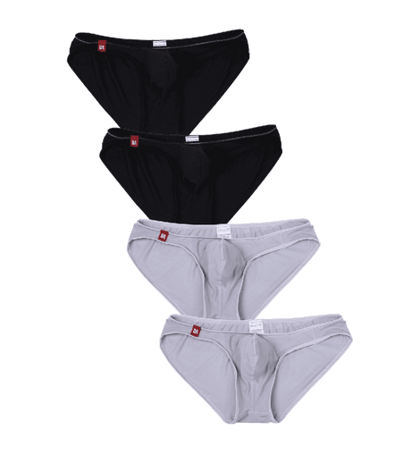 David Archy Men's 4 Pack Micromodal Air Sexy Bikinis and Briefs – newear